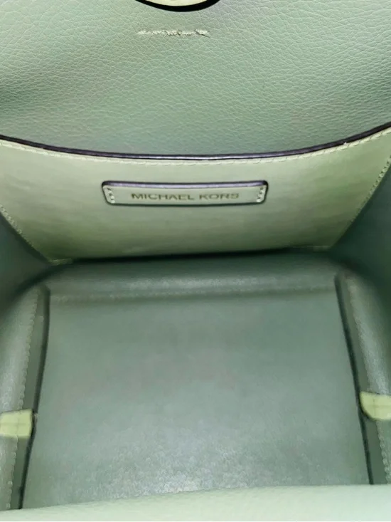 Michael Kors Emilia Green Bucket Bag - Picture 9 of 10